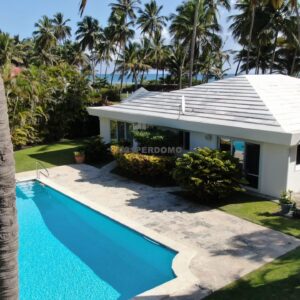 Belle villa en bord de mer à Cabarete.