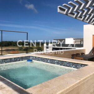 Stunning 2-Level Penthouse with Rooftop Jacuzzi in Puerto Plata