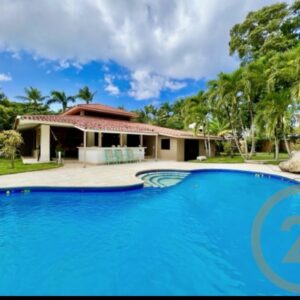 Charmante maison de style tropical dominicain.