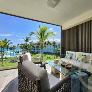 Condo de plage avec une vue imprenable sur l'océan dans une communauté huppée à Cabarete